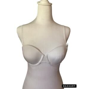 NWT Maiden Form White Custom  Lift‎ 36A Customized Strapless Bra